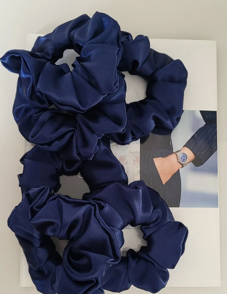 Chouchou medium bleu