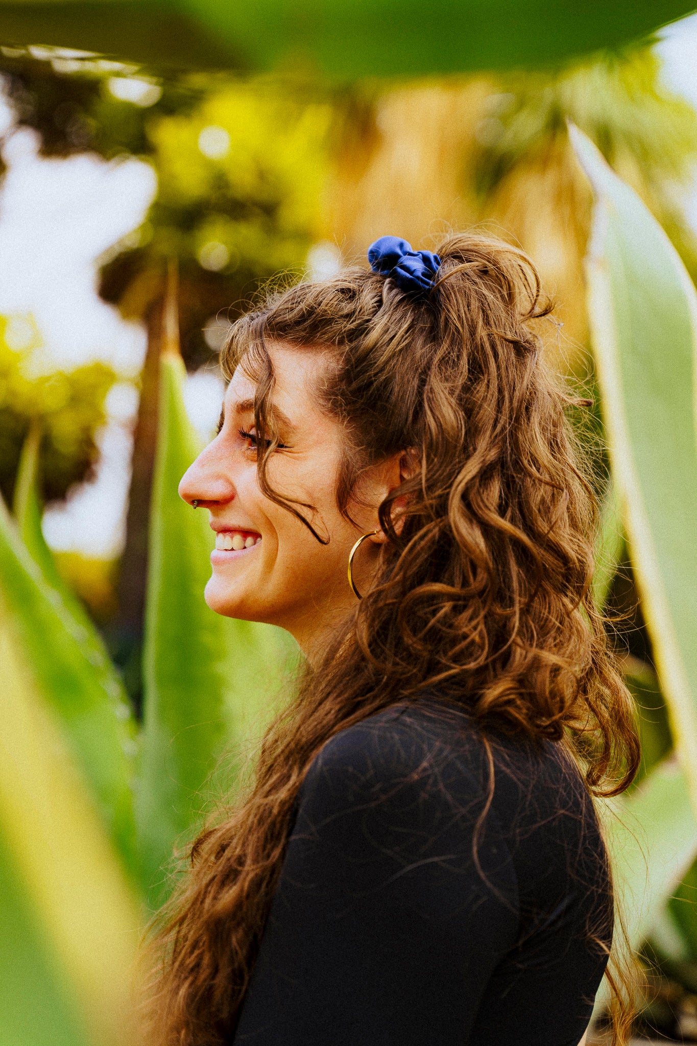 Chouchou medium bleu