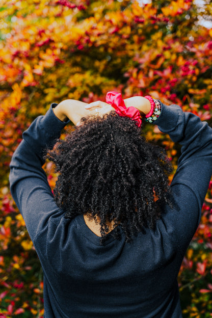 Chouchou géant rouge