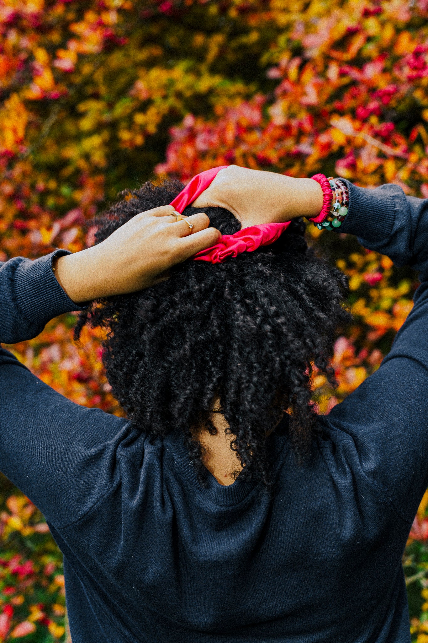 Chouchou géant rouge
