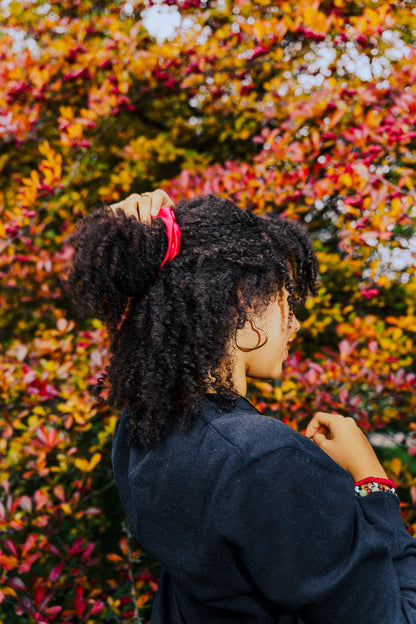 Chouchou géant rouge