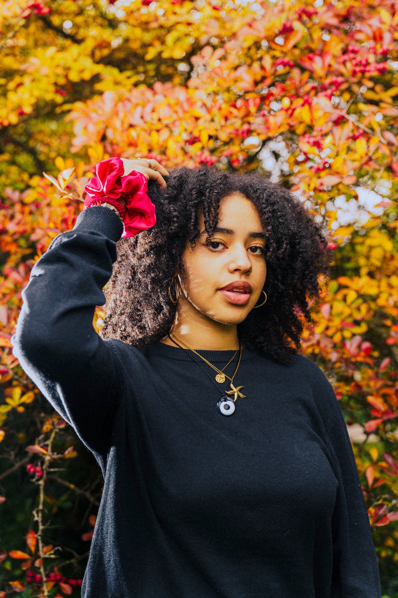 Chouchou géant rouge