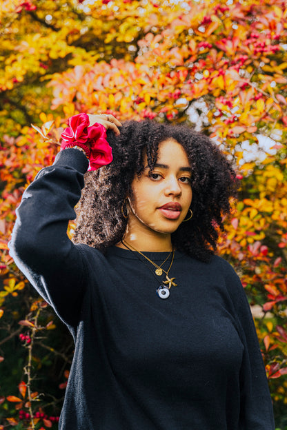 Chouchou géant rouge