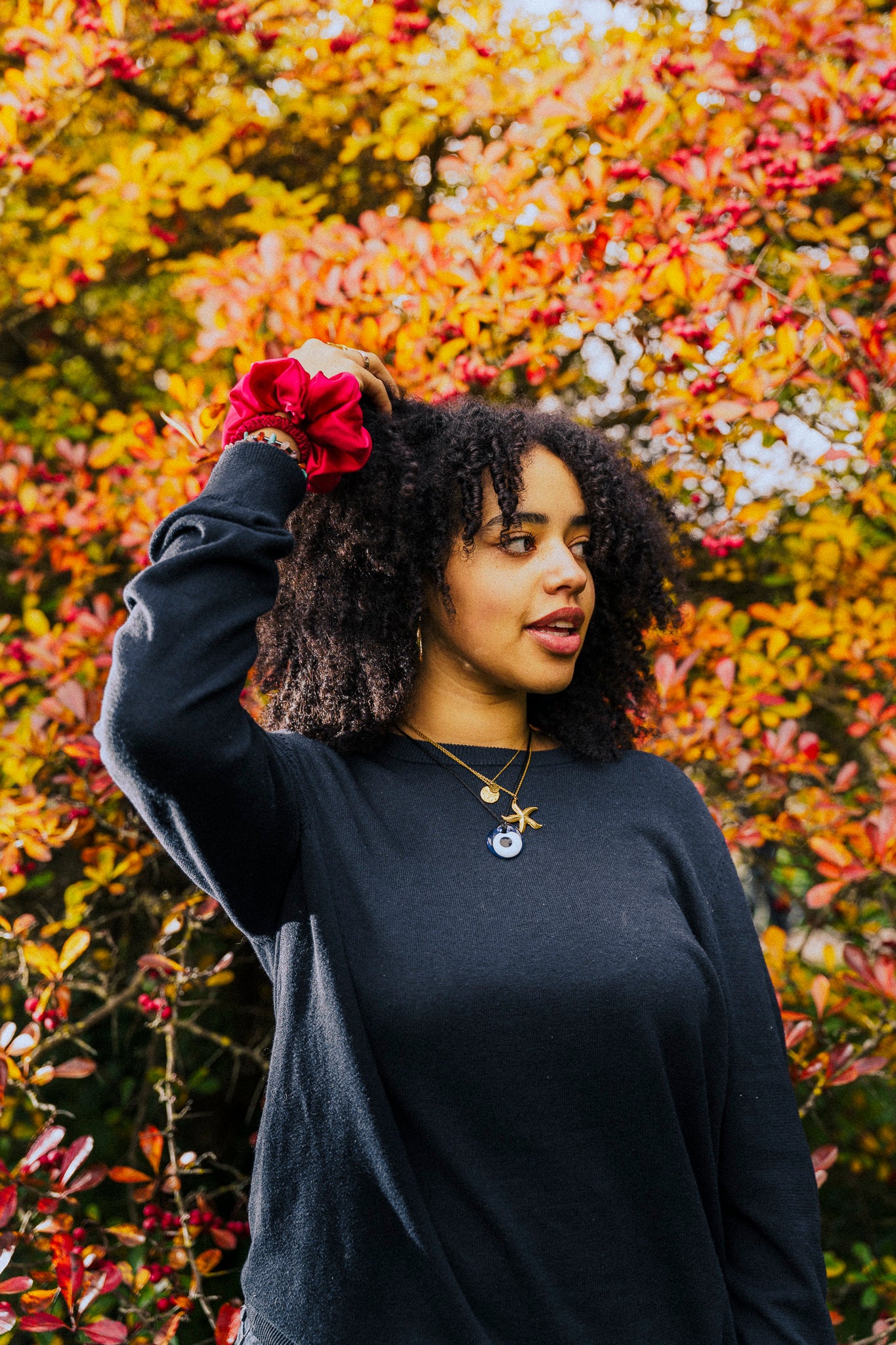 Chouchou géant rouge