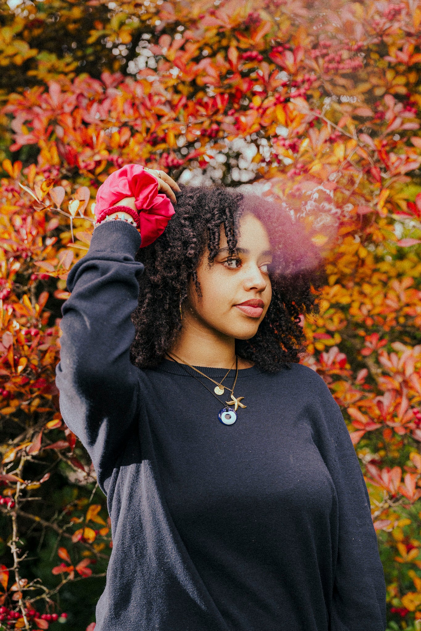 Chouchou géant rouge