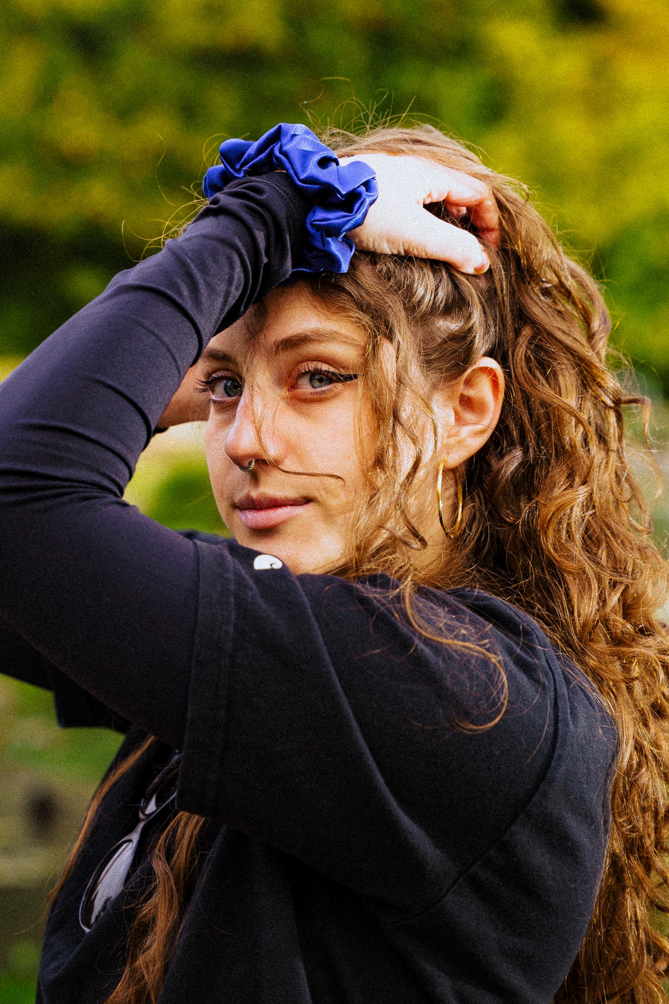 Chouchou medium bleu