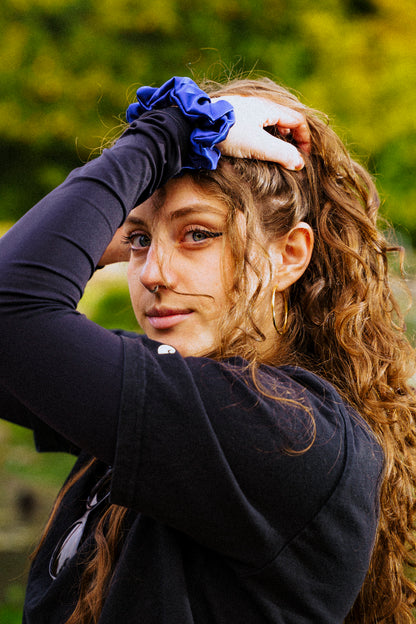 Chouchou medium bleu